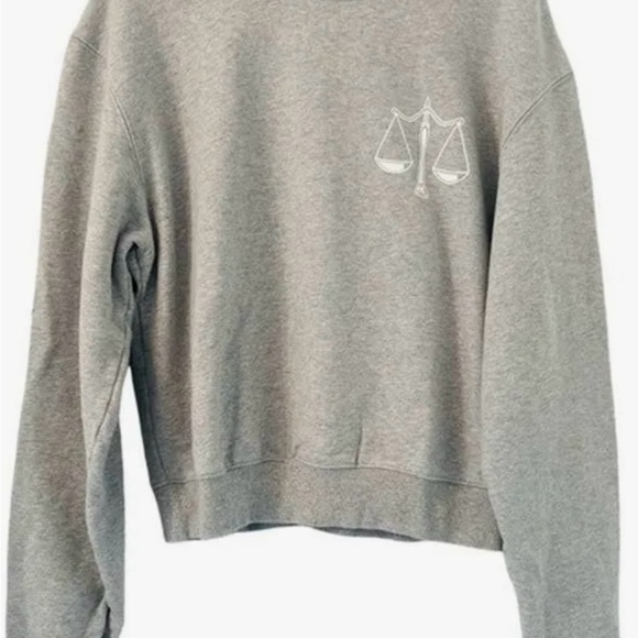 Good American Zodiac boyfriend sweatshirt Libra - Picture 4 of 5